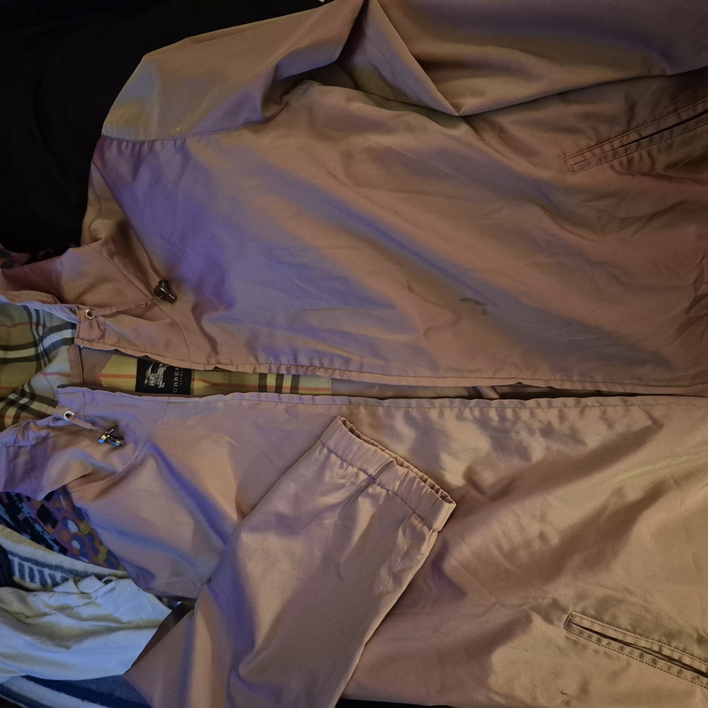 Iridescent Burberry windbreaker